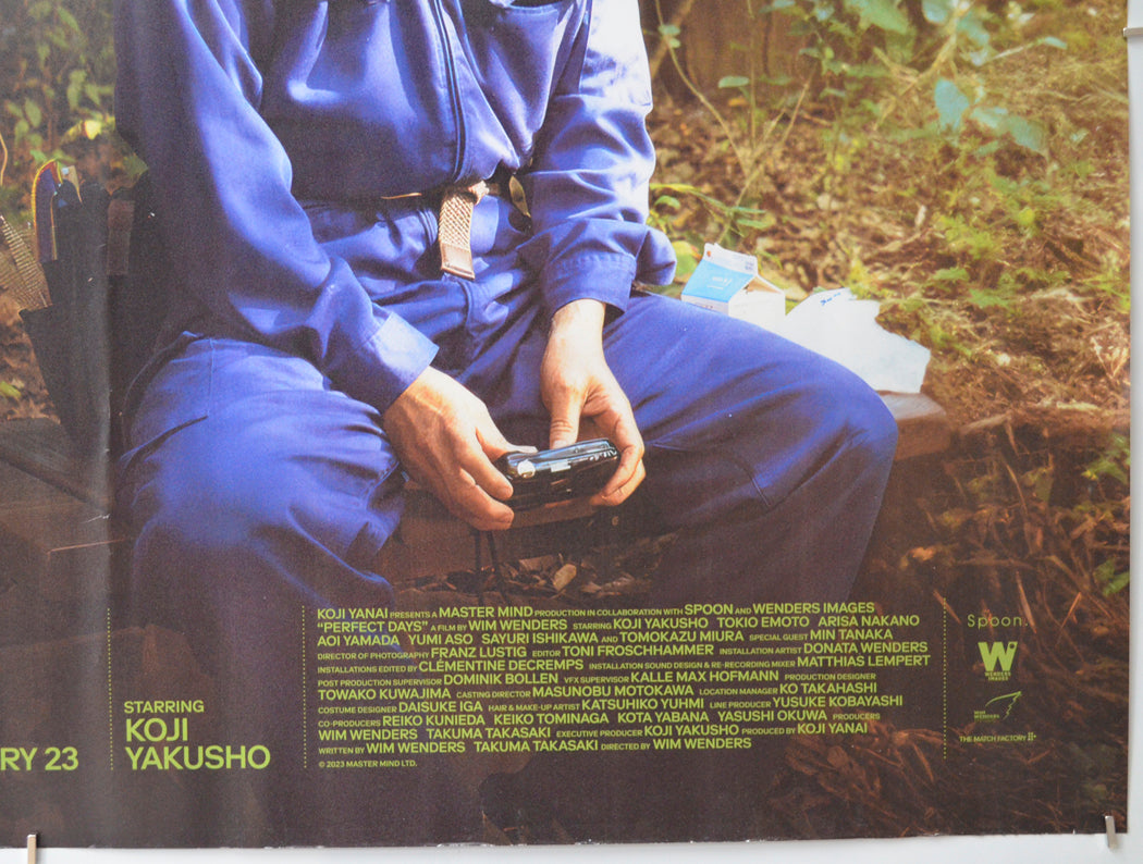 PERFECT DAYS (Bottom Right) Cinema Quad Movie Poster 