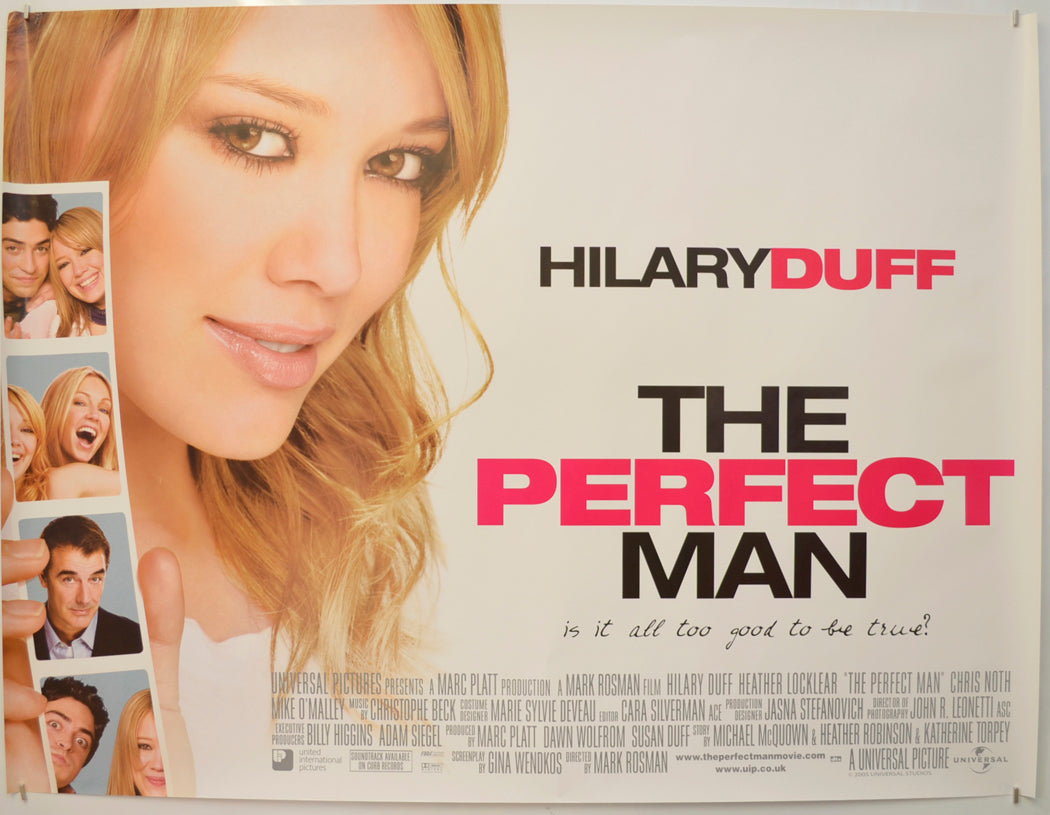 The Perfect Man Original Quad Poster - Film Poster - Movie Poster