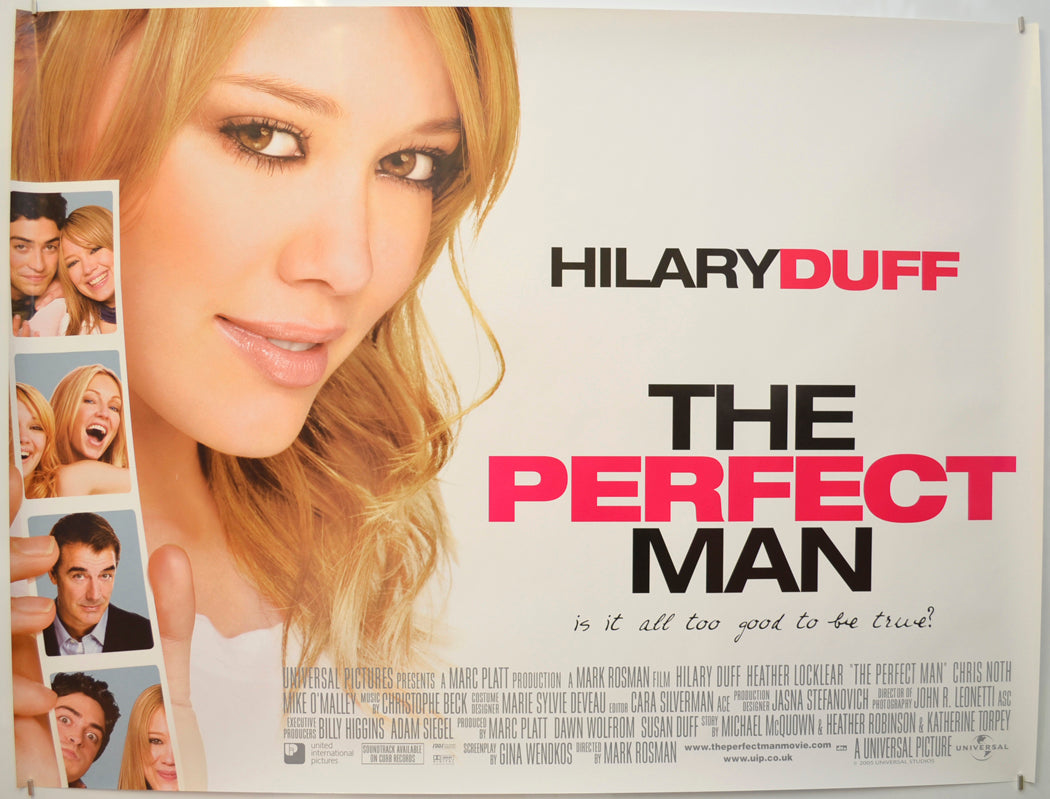 The Perfect Man Original Quad Poster - Film Poster - Movie Poster