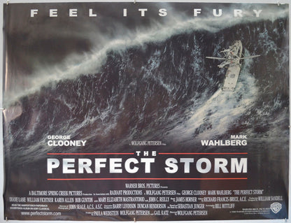 The Perfect Storm Original Quad Poster - Film Poster - Movie Poster