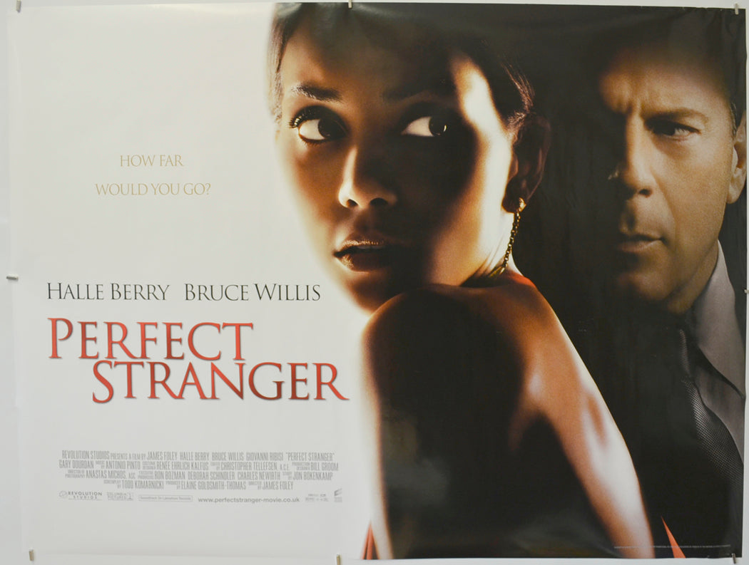 Perfect Stranger Original Quad Poster - Film Poster - Movie Poster  