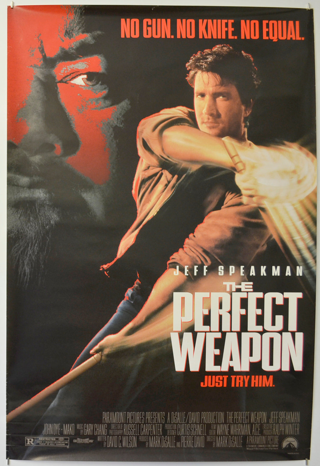 The Perfect Weapon Original One Sheet Poster - Film Poster - Movie Poster  