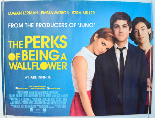 The Perks Of Being A Wallflower Original British Quad Poster - Film Poster - Movie Poster 