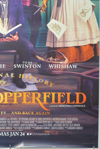 THE PERSONAL HISTORY OF DAVID COPPERFIELD (Bottom Right) Cinema One Sheet Movie Poster 