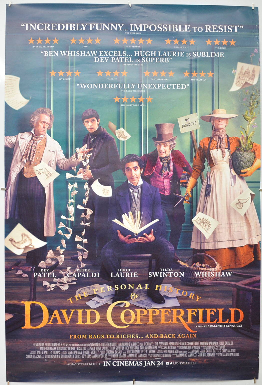 The Personal History of David Copperfield Original One Sheet Poster - Film Poster - Movie Poster  