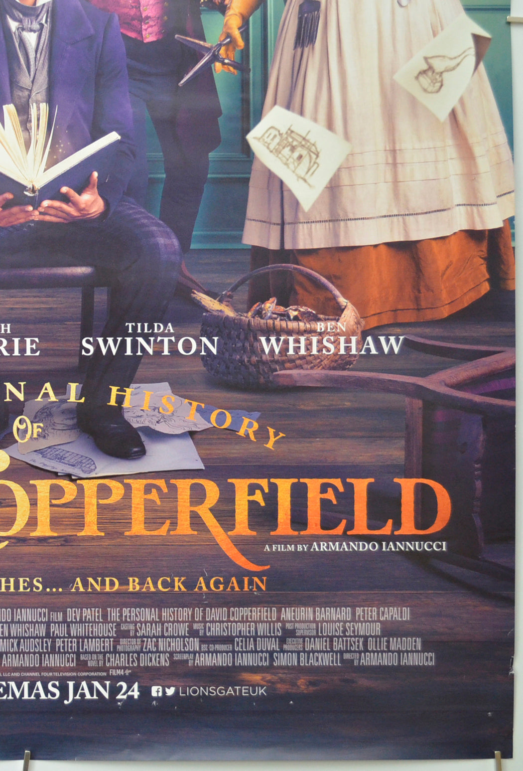 THE PERSONAL HISTORY OF DAVID COPPERFIELD (Bottom Right) Cinema One Sheet Movie Poster 