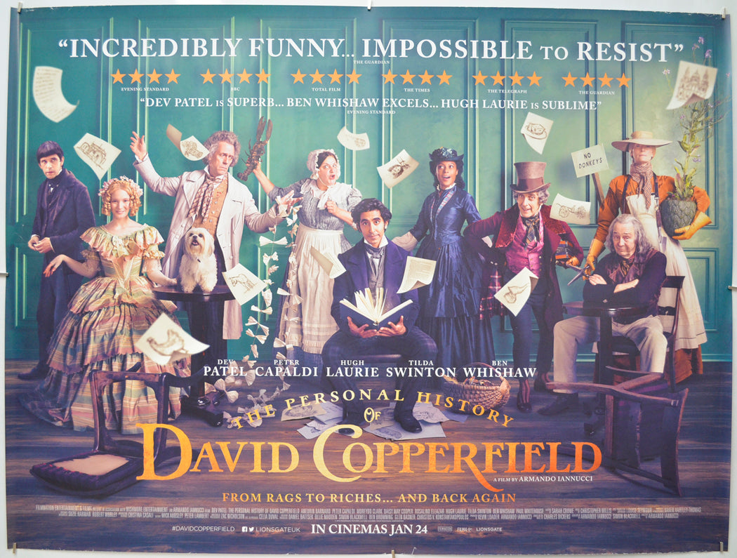 The Personal History of David Copperfield - Original Quad Poster - Film Poster - Movie Poster