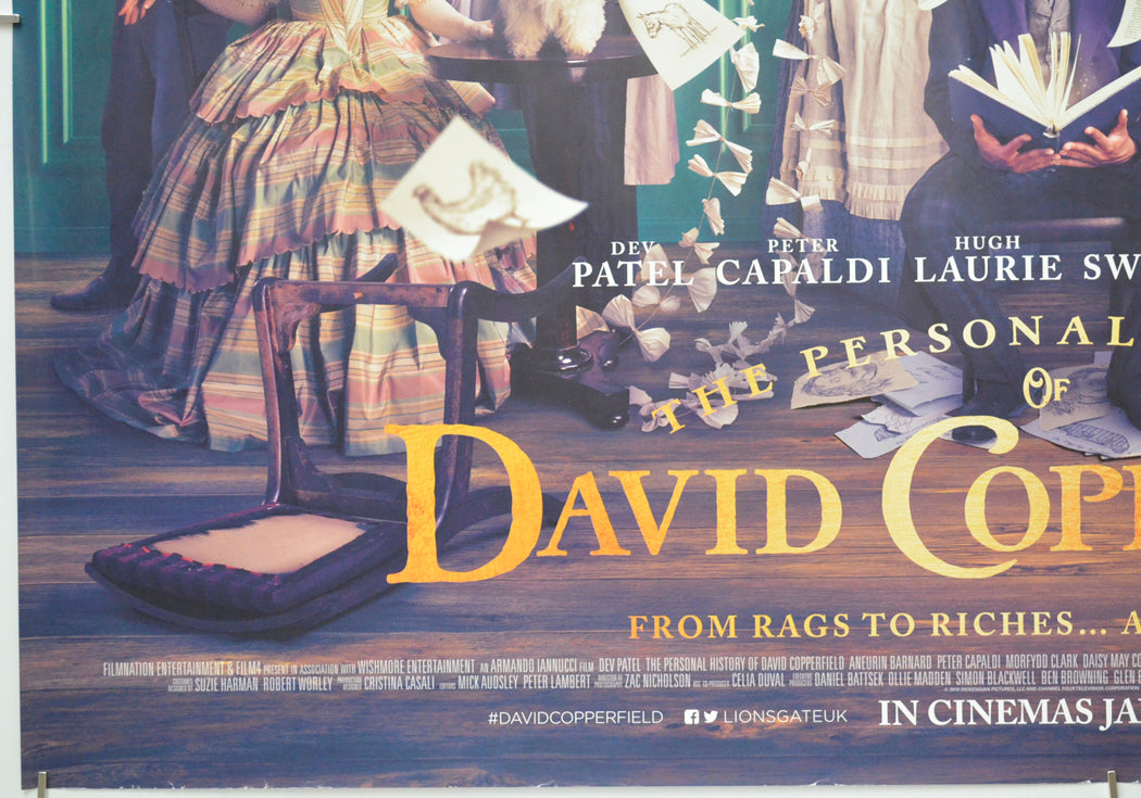 THE PERSONAL HISTORY OF DAVID COPPERFIELD (Bottom Left) Cinema Quad Movie Poster 