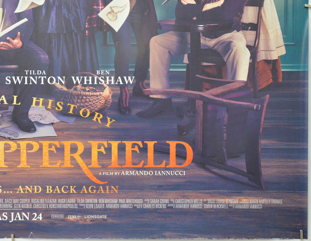 THE PERSONAL HISTORY OF DAVID COPPERFIELD (Bottom Right) Cinema Quad Movie Poster 