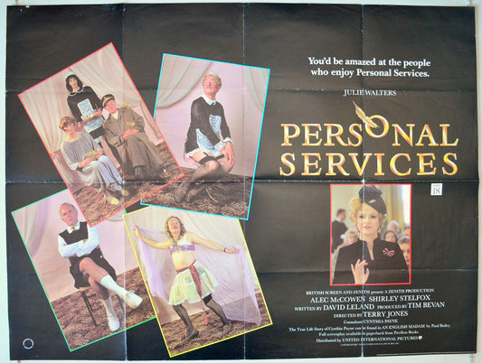 Personal Services Original British Quad Poster - Movie Poster