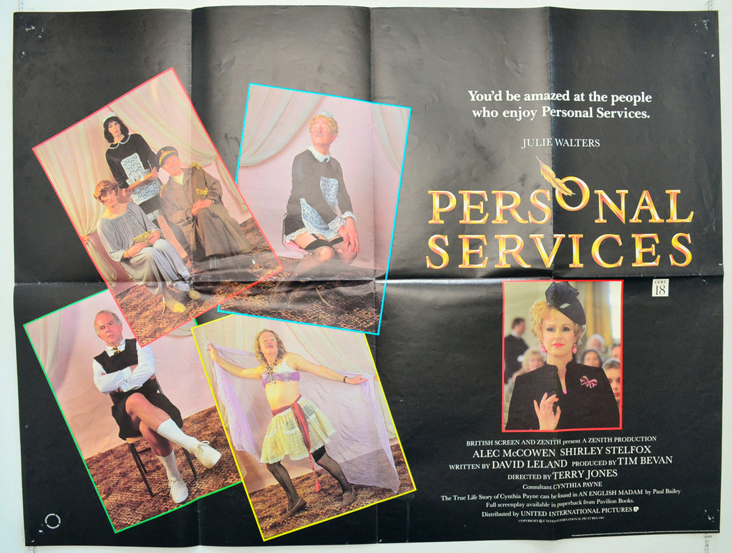 Personal Services Original Quad Poster - Film Poster - Movie Poster  