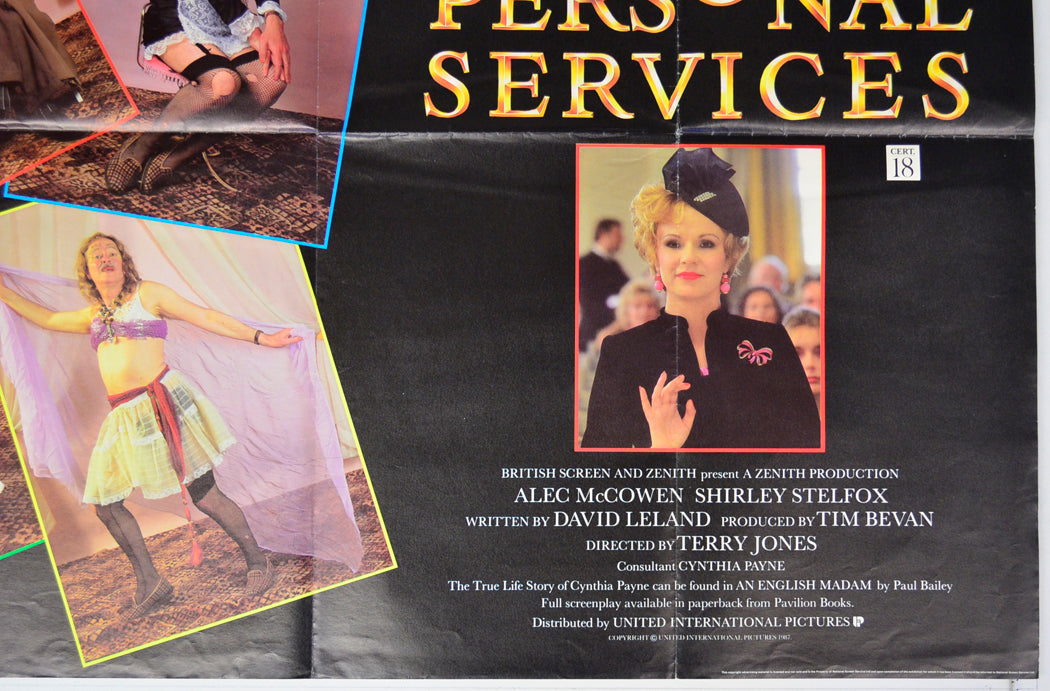 PERSONAL SERVICES (Bottom Right) Cinema Quad Movie Poster 