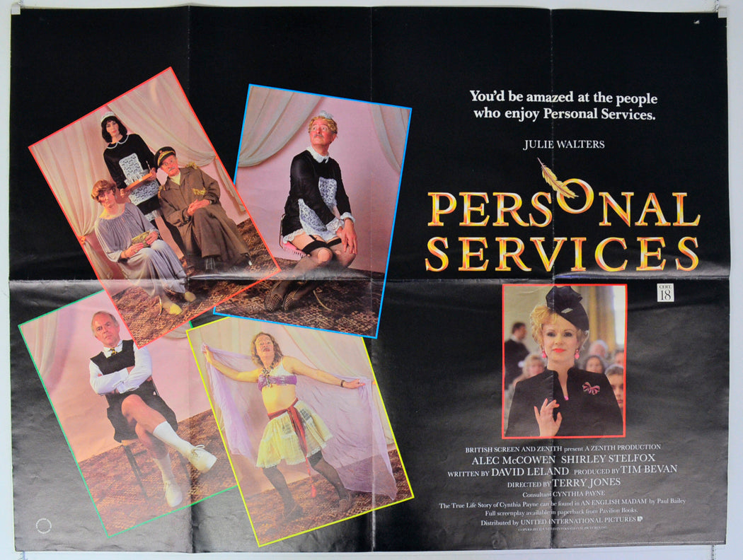 Personal Services  Original British Quad Poster - Film Poster - Movie Poster 