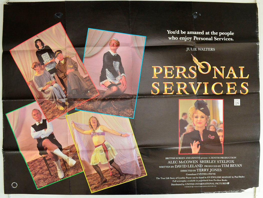 Personal Services Original British Quad Poster - Film Poster - Movie Poster 