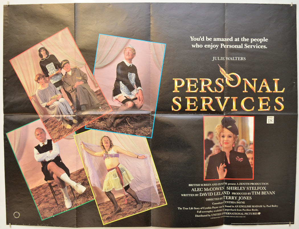 Personal Services Original Quad Poster - Film Poster - Movie Poster  