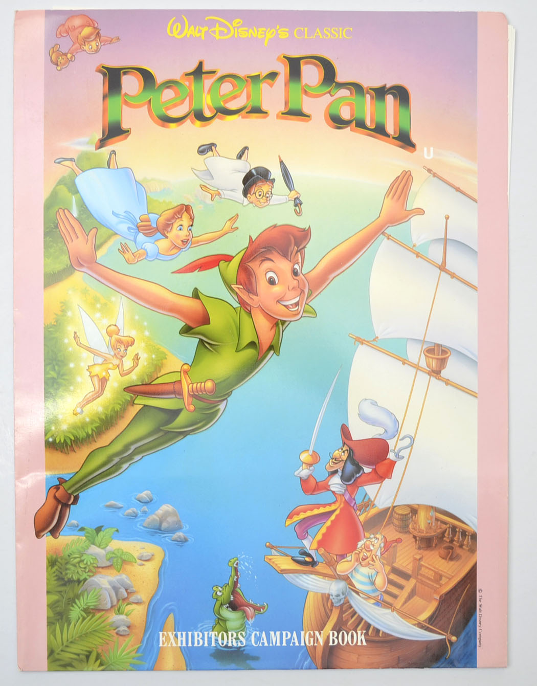 Peter Pan Original 4 Sheet Cinema Exhibitors Campaign Press Book (UK)