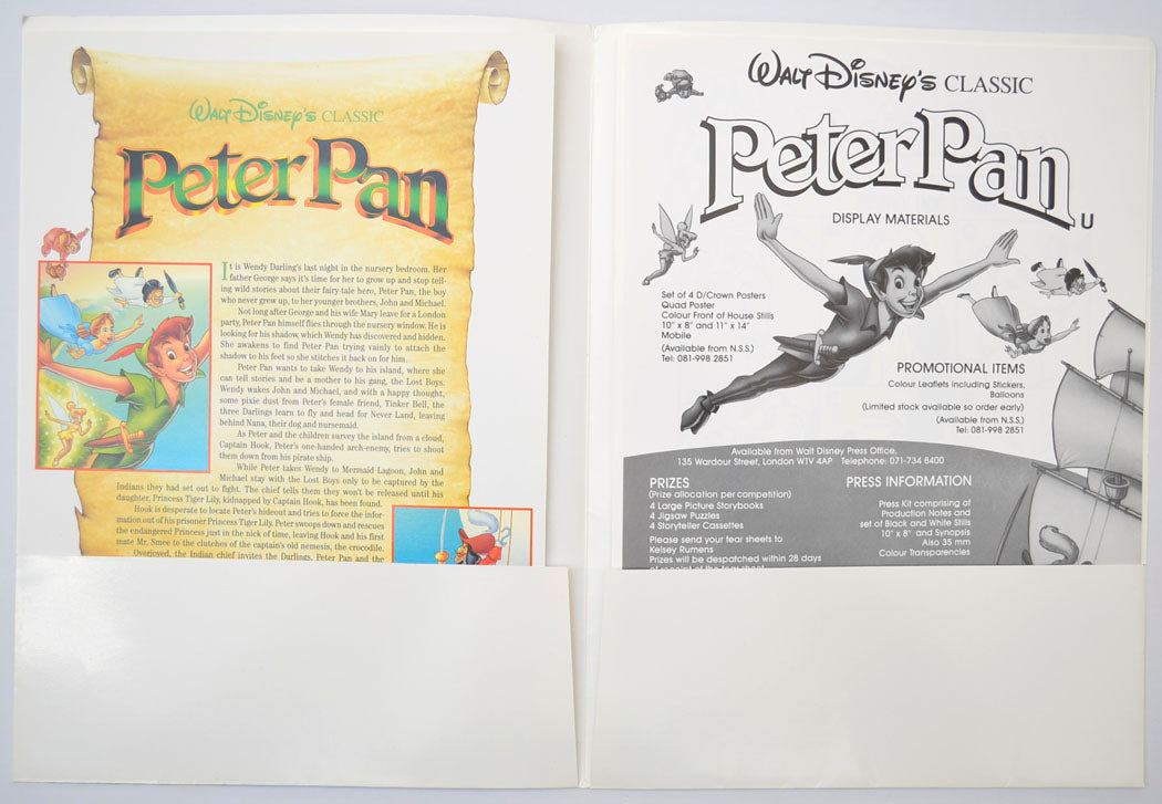 PETER PAN Cinema Exhibitors Campaign Press Book - INSIDE 