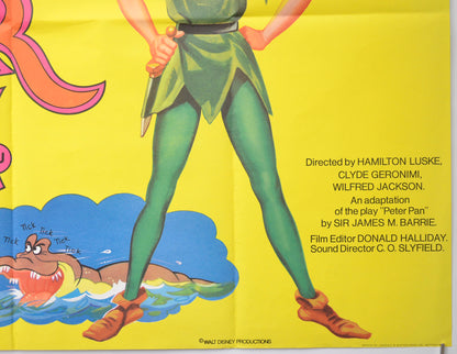 PETER PAN (Bottom Right) Cinema Quad Movie Poster 