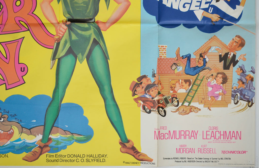 PETER PAN (Bottom Right) Cinema Quad Movie Poster 