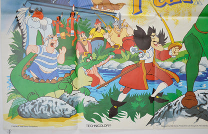 PETER PAN (Bottom Left) Cinema Quad Movie Poster 