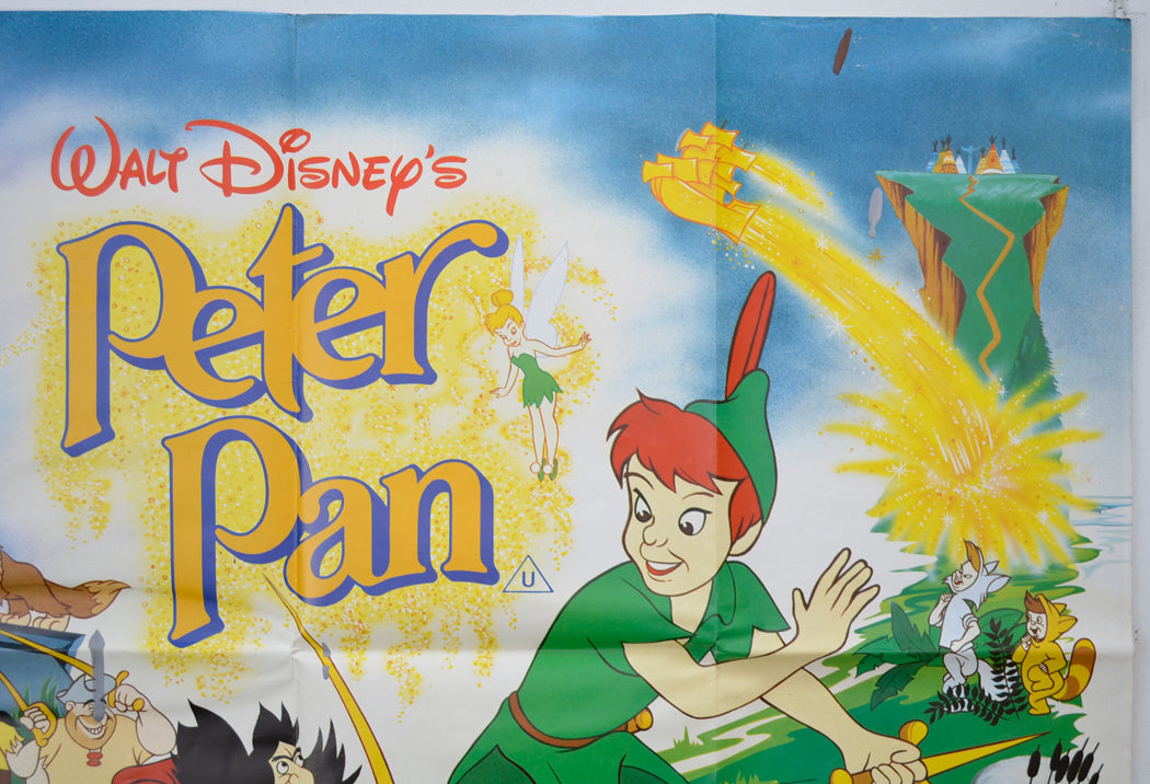 PETER PAN (Top Right) Cinema Quad Movie Poster 