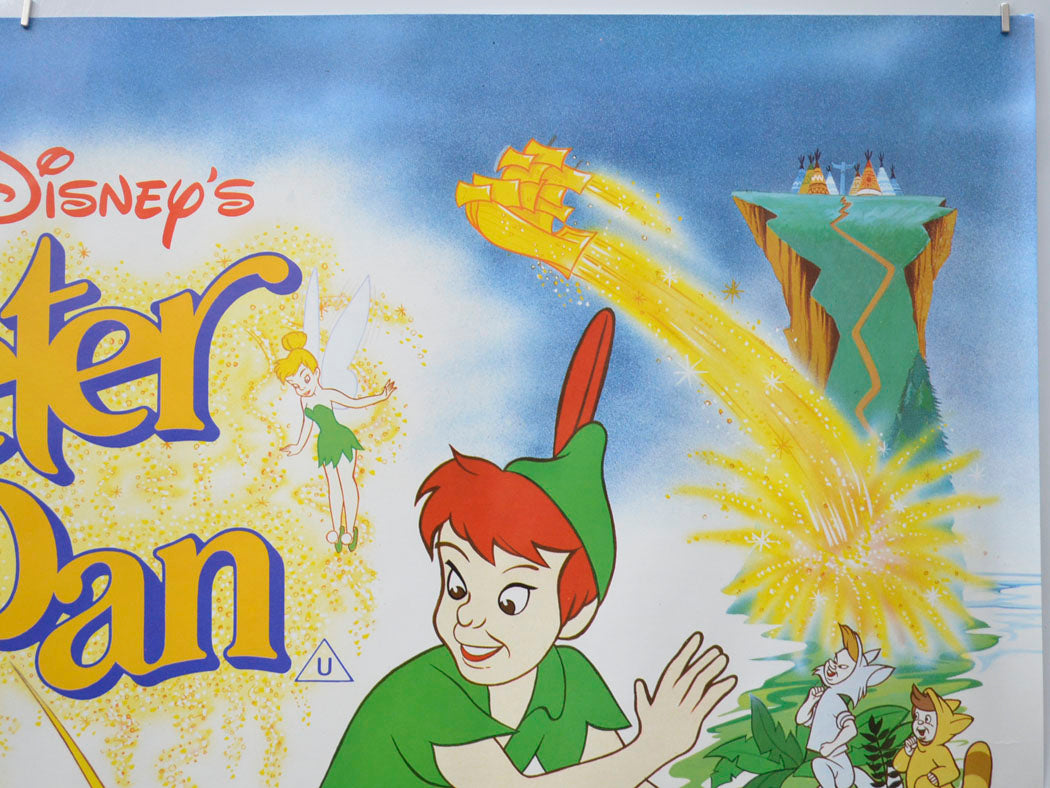 PETER PAN (Top Right) Cinema Quad Movie Poster 