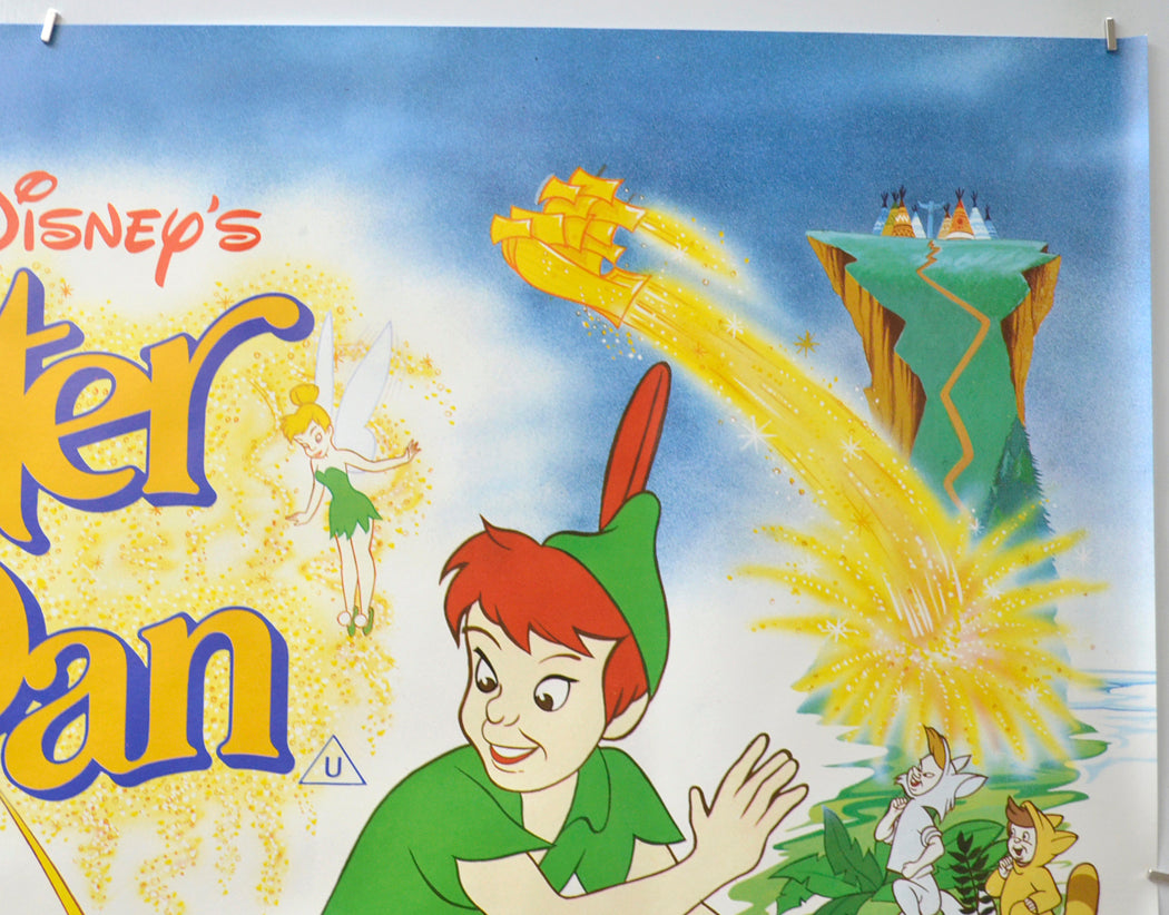 PETER PAN (Top Right) Cinema Quad Movie Poster 