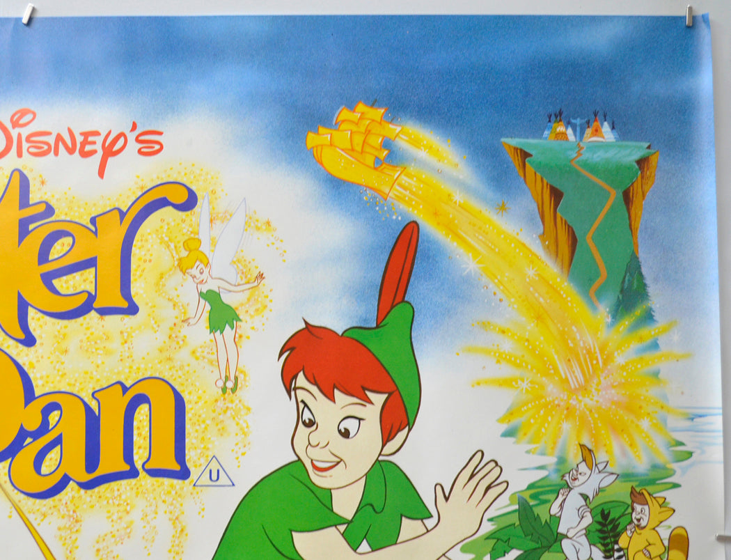 PETER PAN (Top Right) Cinema Quad Movie Poster 