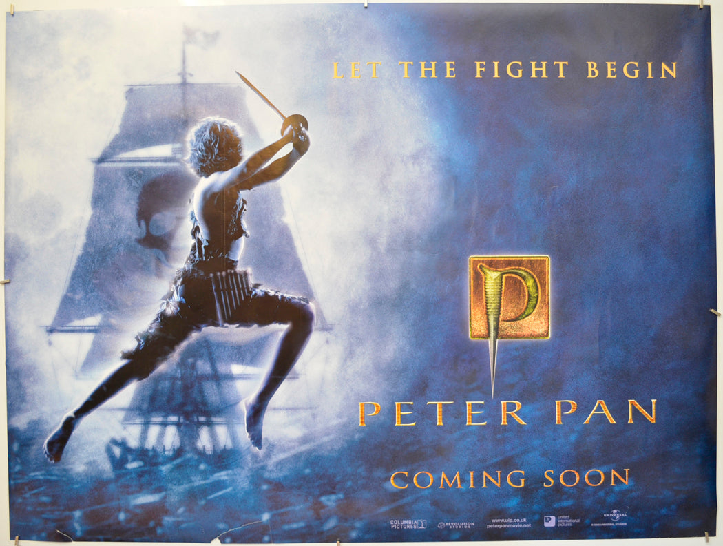 Peter Pan  (Teaser / Advance Version) Original Quad Poster - Film Poster - Movie Poster  