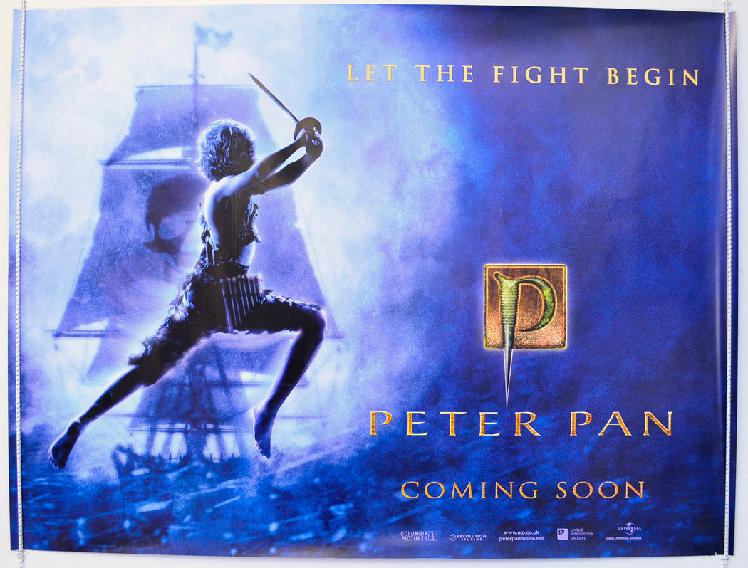 Peter Pan  Original British Quad Poster - Film Poster - Movie Poster 