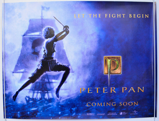 Peter Pan  Original British Quad Poster - Film Poster - Movie Poster 