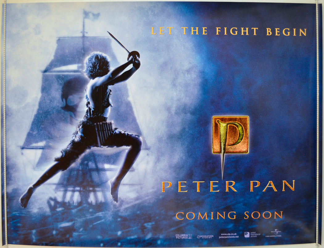 Peter Pan  (Teaser / Advance Version) <h2> Original Quad Poster - Film Poster - Movie Poster 