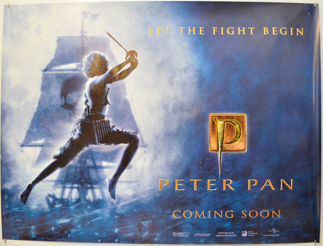 Peter Pan  (Teaser / Advance Version) Original Quad Poster - Film Poster - Movie Poster  