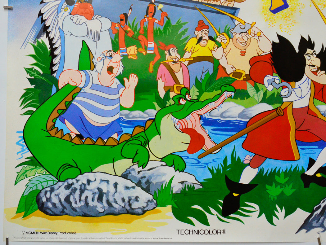 Peter Pan (Bottom Left) Cinema Quad Movie Poster 