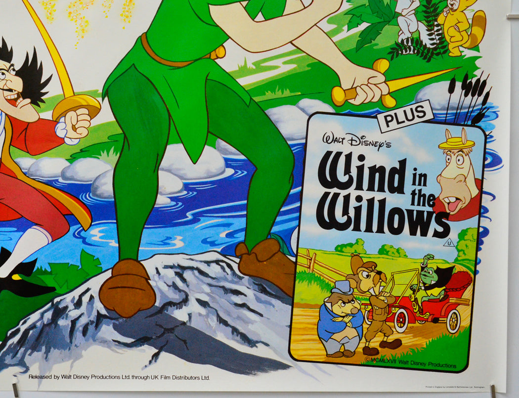 Peter Pan (Bottom Right) Cinema Quad Movie Poster 