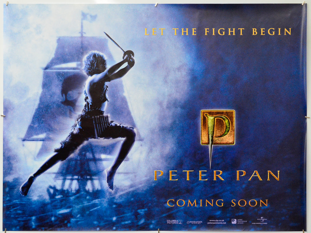 Peter Pan - Original Quad Poster - Film Poster - Movie Poster