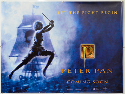 Peter Pan - Original Quad Poster - Film Poster - Movie Poster