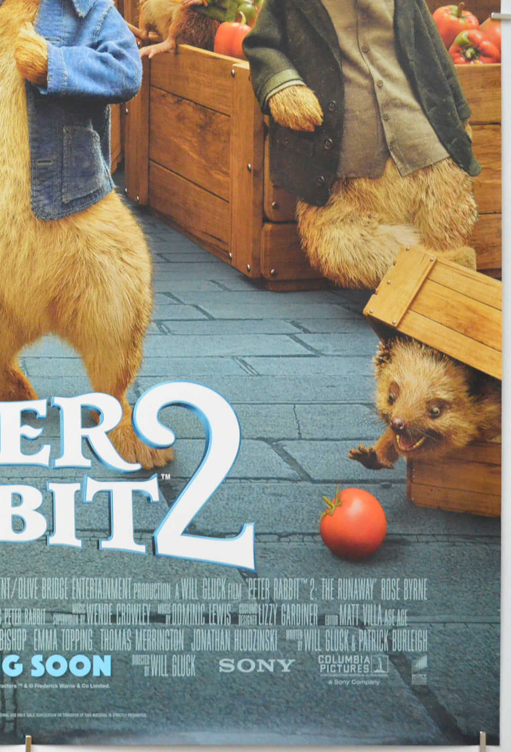 PETER RABBIT 2 (Bottom Right) Cinema One Sheet Movie Poster 