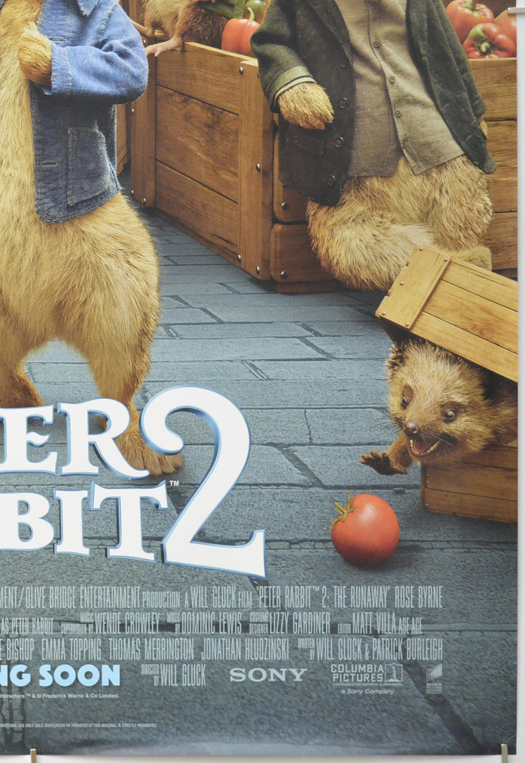 PETER RABBIT 2 (Bottom Right) Cinema One Sheet Movie Poster 