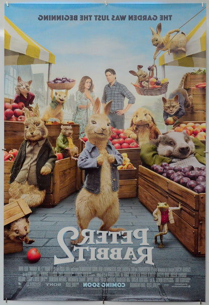 Peter Rabbit 2 (Back) Cinema One Sheet Movie Poster 