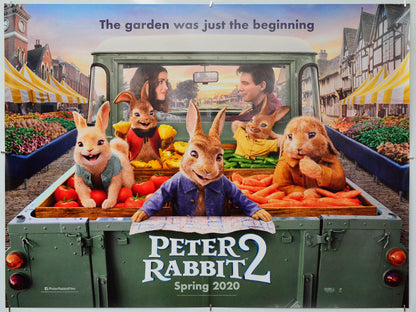 Peter Rabbit 2 - Original Quad Poster - Film Poster - Movie Poster