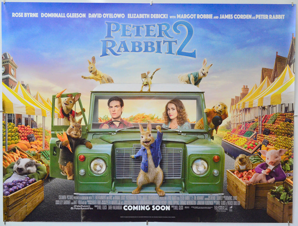 “Peter Rabbit 2” Original Quad Poster - Film Poster - Movie Poster ...