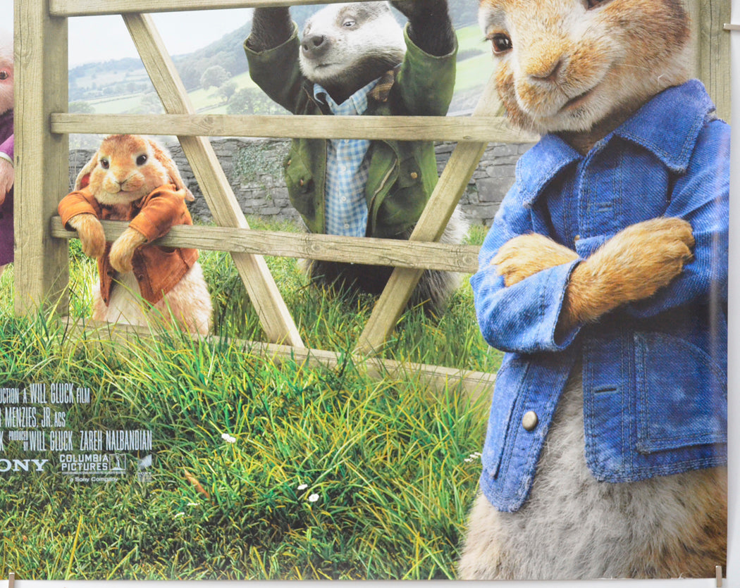 PETER RABBIT (Bottom Right) Cinema Quad Movie Poster 