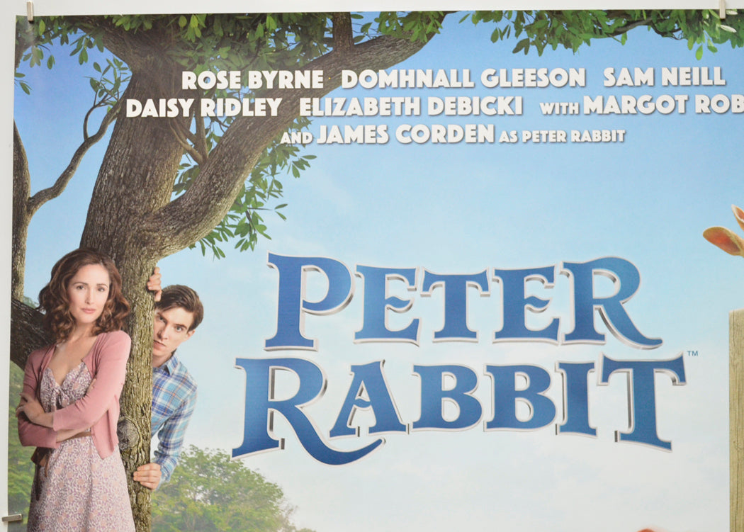 PETER RABBIT (Top Left) Cinema Quad Movie Poster 