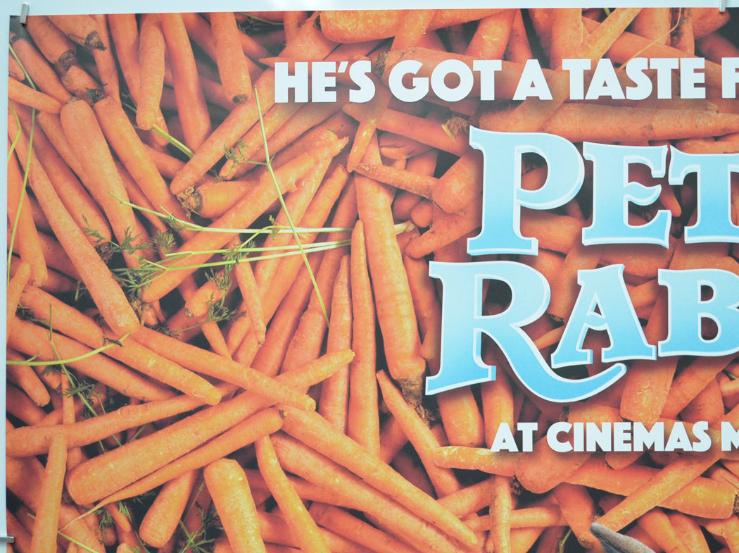 PETER RABBIT (Top Left) Cinema Quad Movie Poster 