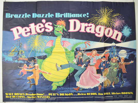 Pete's Dragon   Original Quad Poster - Film Poster - Movie Poster 