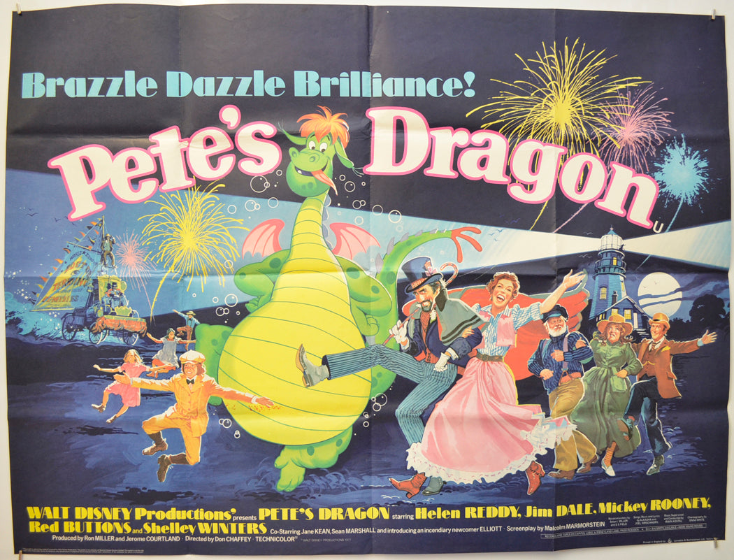 Pete’s Dragon Original Quad Poster - Film Poster - Movie Poster