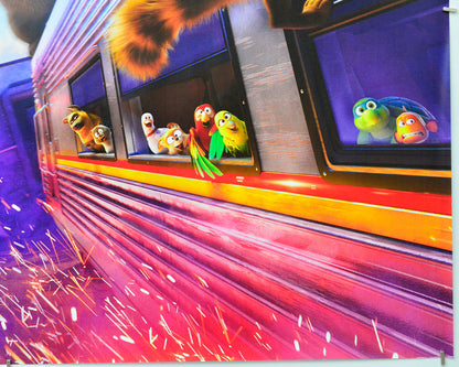 Pets on a Train (Bottom Right) Cinema Quad Movie Poster 