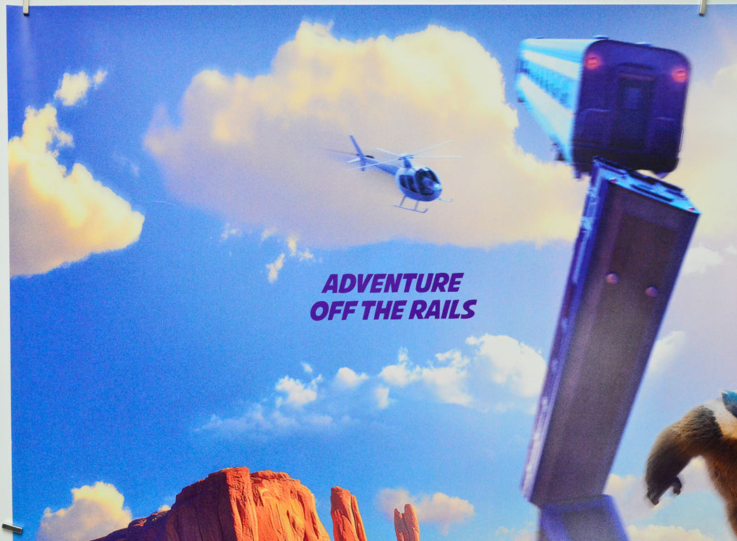 Pets on a Train (Top Left) Cinema Quad Movie Poster 