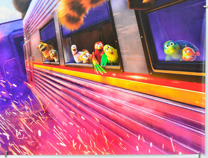 Pets on a Train (Bottom Right) Cinema Quad Movie Poster 